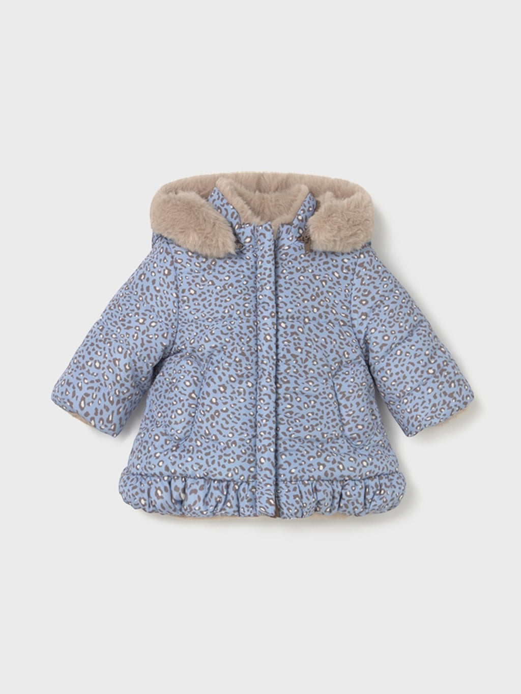 Girl's Coat, Light Blue 2404/50