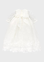 Vestina Cerimonia Bianco EV300ML corredino e abbigliamento neonato | NANU' BABY
