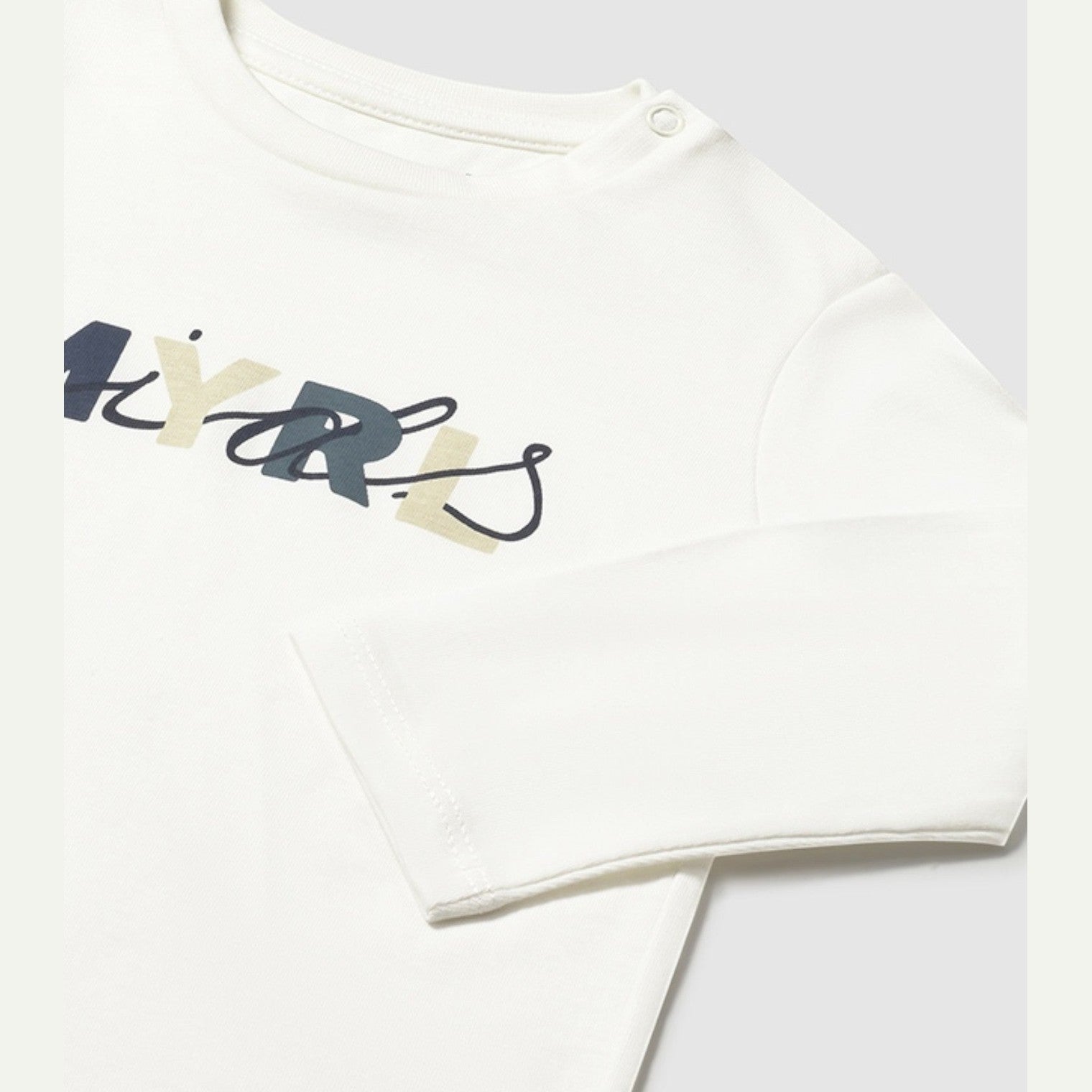 Maglietta m/l basica Bimbo PANNA 108/32 -  NANU' BABY