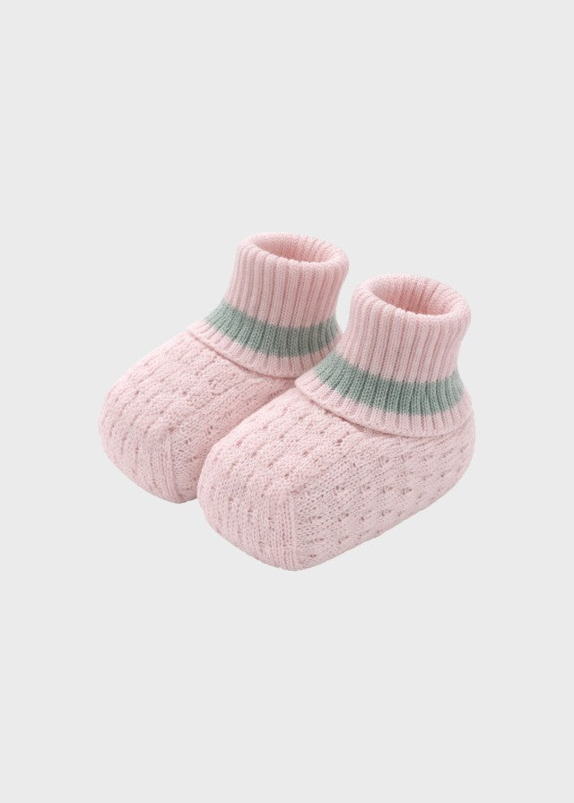 Pink Green Cotton Slippers EK50SR