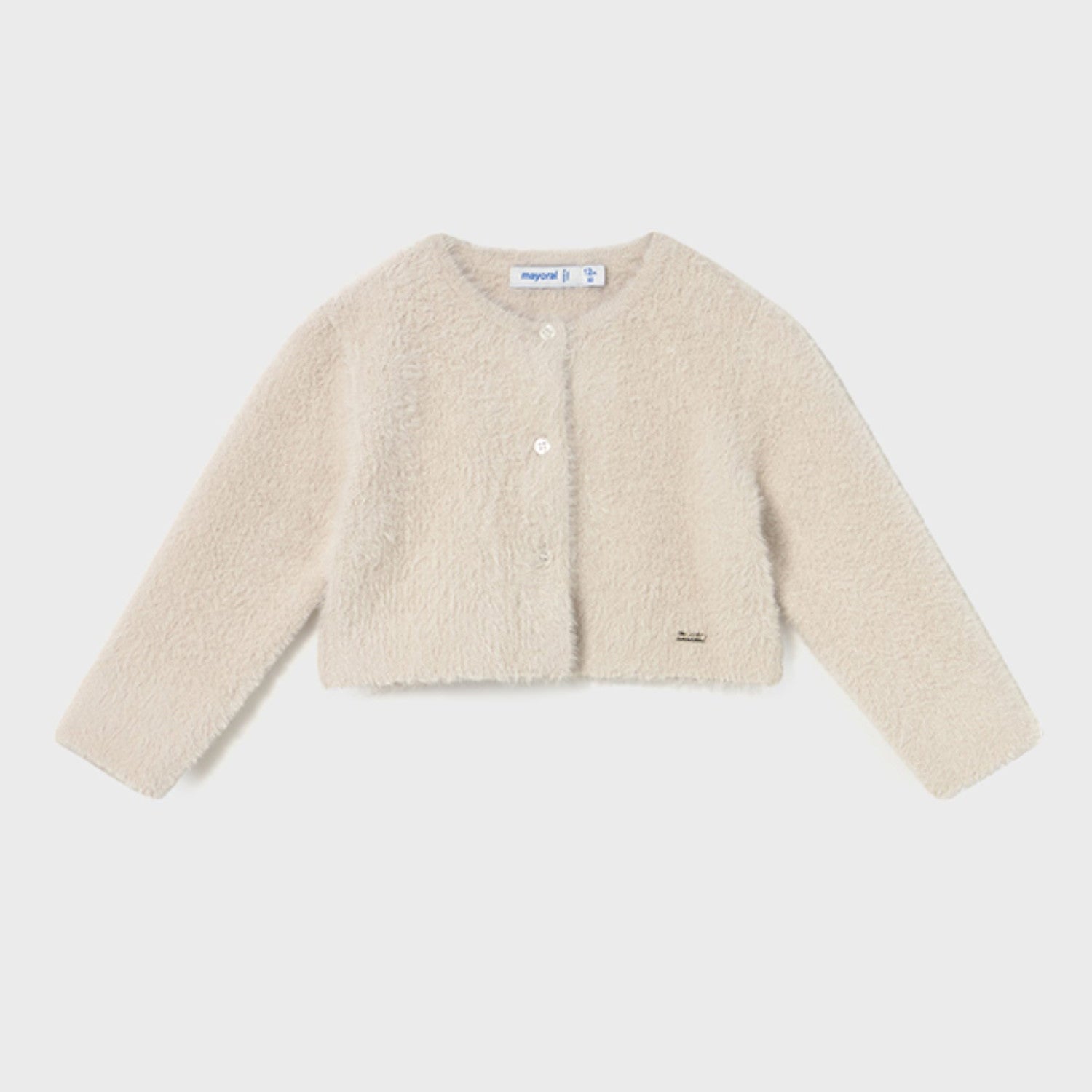 Ivory Fur Cardigan for Girls 2357/62