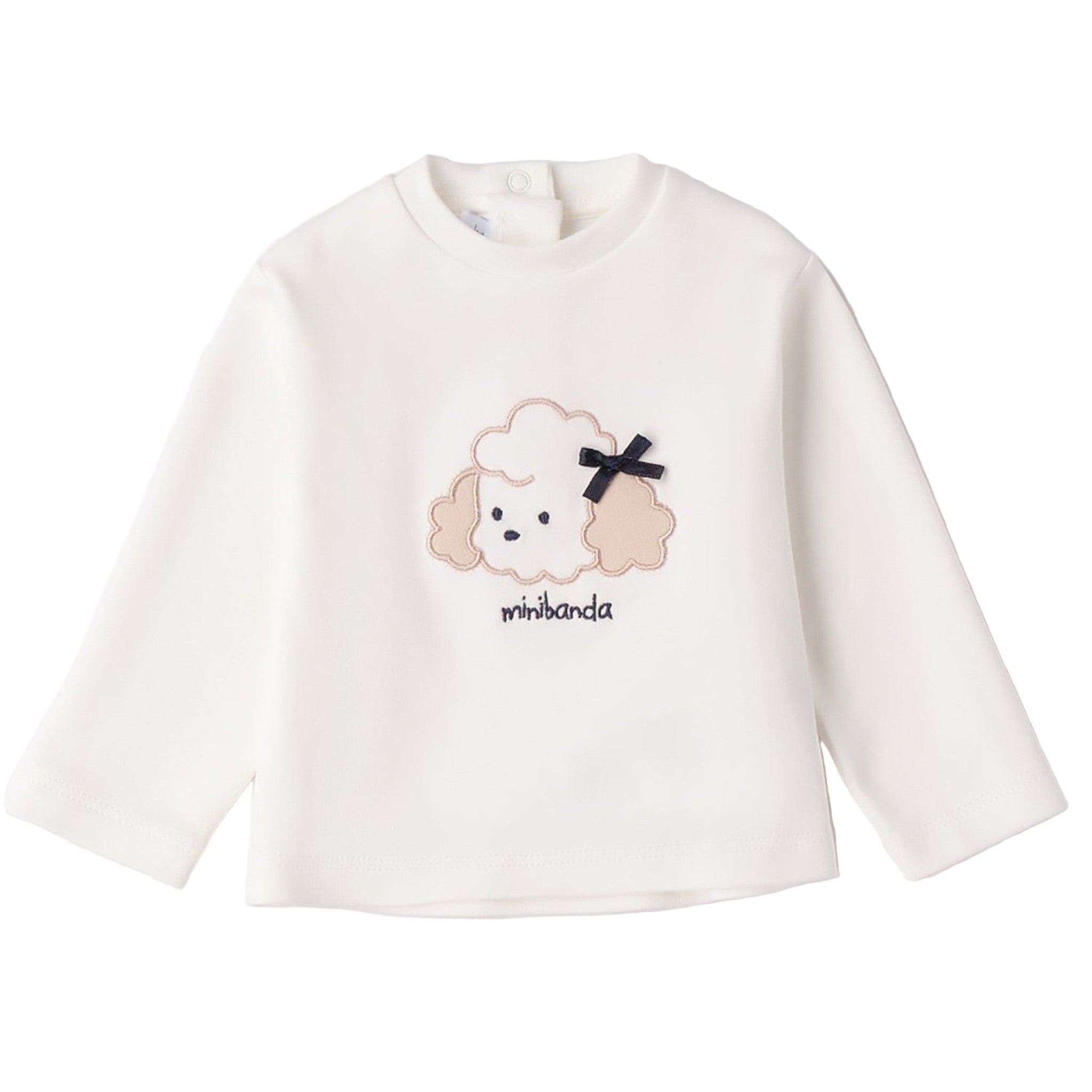Girocollo Ml Bimba Bianco 3F715/112 -  NANU' BABY