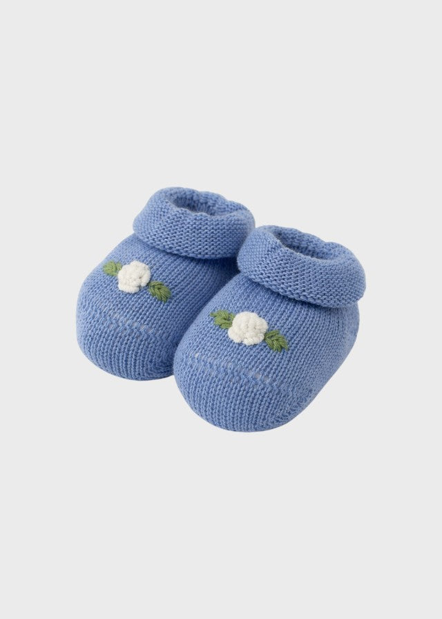 Cotton Slippers Little Blue Flower SC29/1201