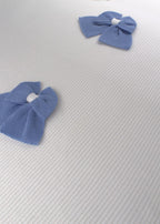 White Ribbed Cotton Blanket ENGLISH/200-B