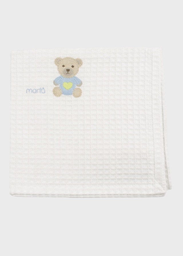 Muslin Teddy Embroidered Sky EK60QU/C