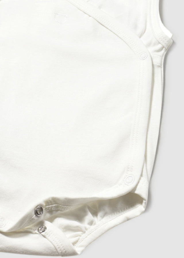 Natural Sleeveless Bodysuit 1702