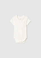 Natural Short Sleeve Bodysuit 1703