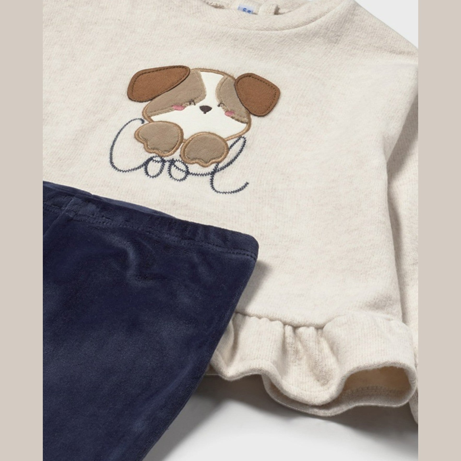 Completo leggings pullover Bimba Blu 2738/29 -  NANU' BABY