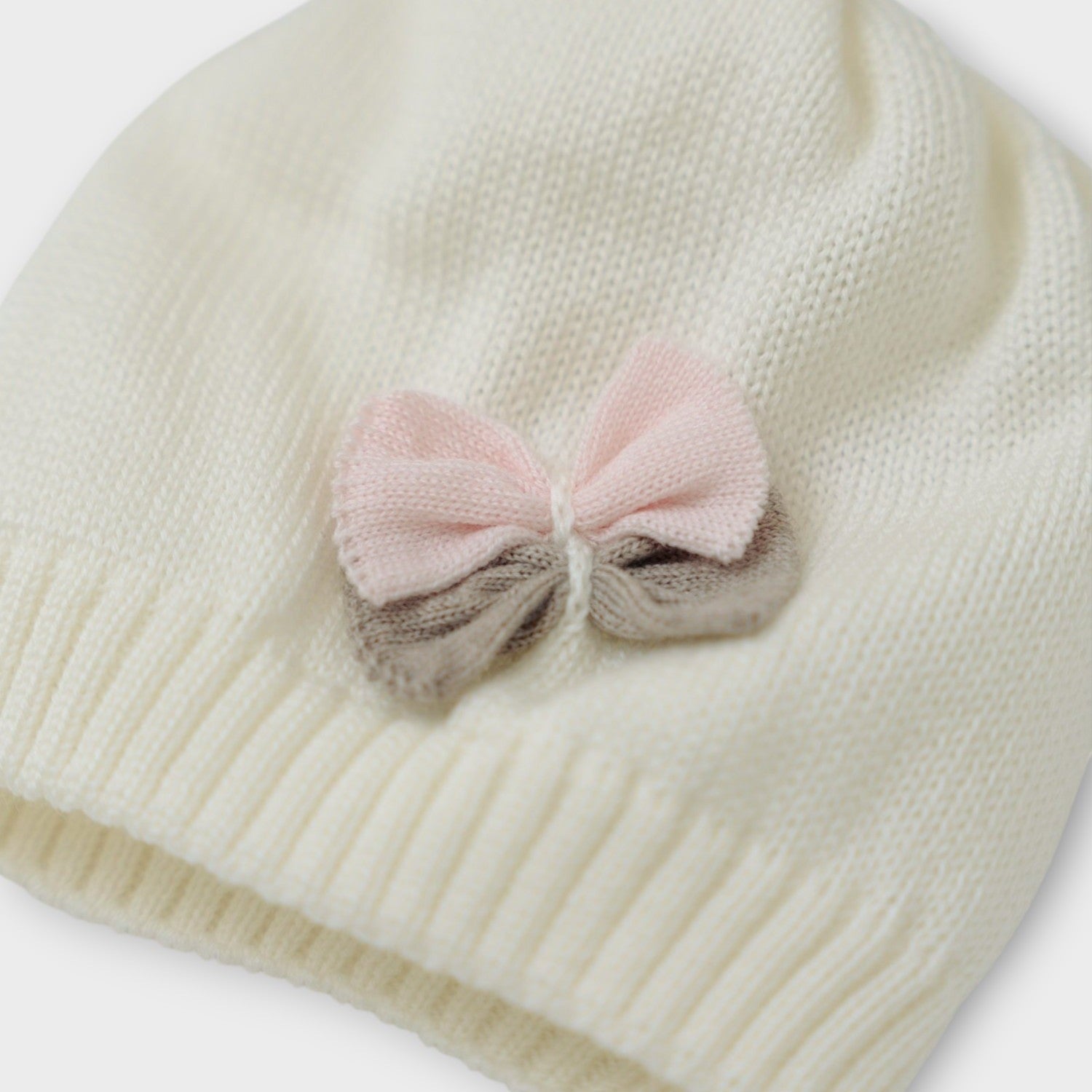 Cuffia Neonata VANIGLIA IN4371BT -  NANU' BABY