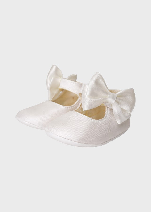 Cream Taffeta Satin Ballerina SF4116/T0988/P
