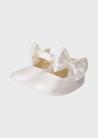 Cream Taffeta Satin Ballerina SF4116/T0988/P