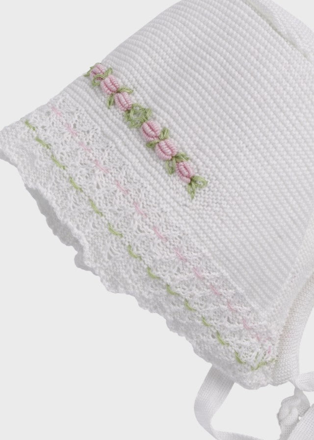 Peach Pink Cotton Beanie EK13CU