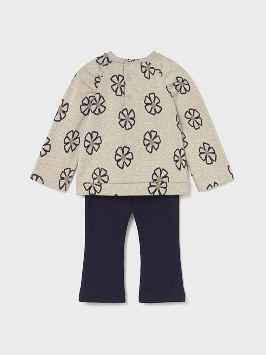 Girl's leggings and pullover set, Blue, 2742/48