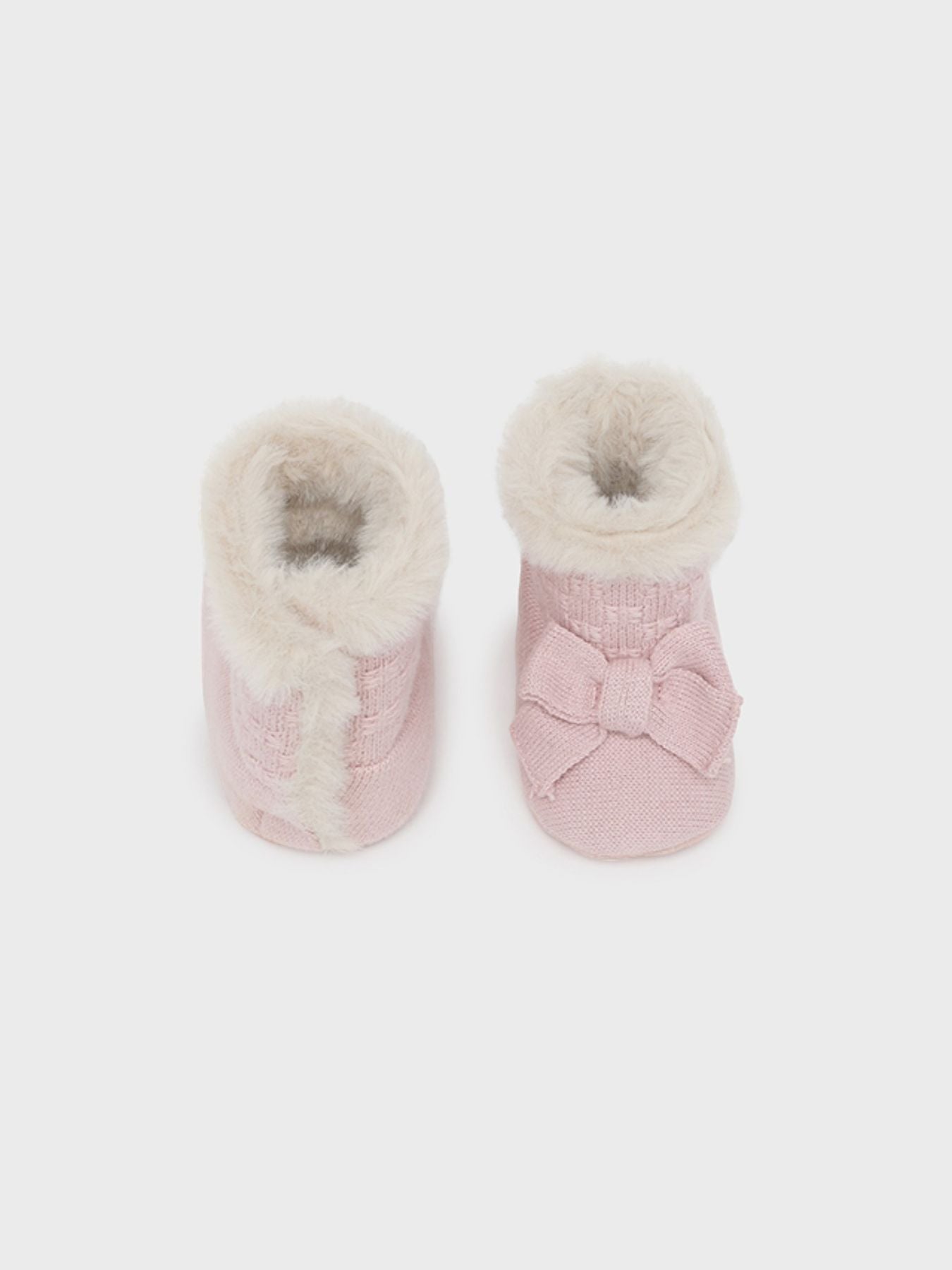 Pink knitted boot for girls 2C-9788/R