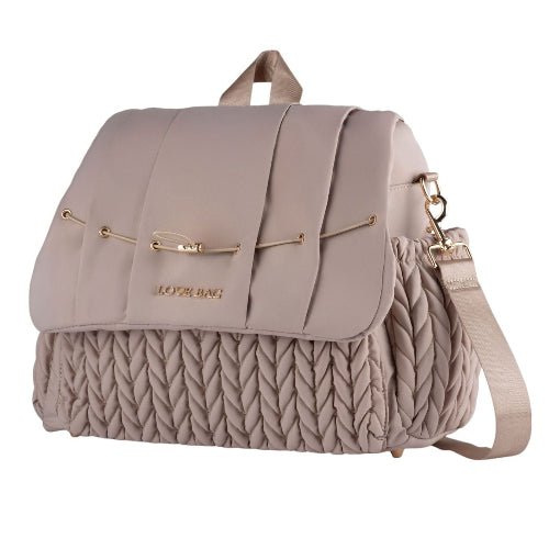 Zaino Maternità Beige LOVE BAG - Tessuto Premium 2000000312071 corredino e abbigliamento neonato | NANU' BABY