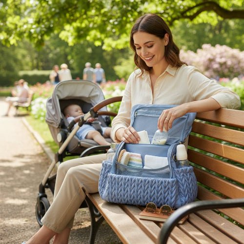 Zaino Maternità Carta da Zucchero LOVE BAG - Tessuto Premium corredino e abbigliamento neonato | NANU' BABY