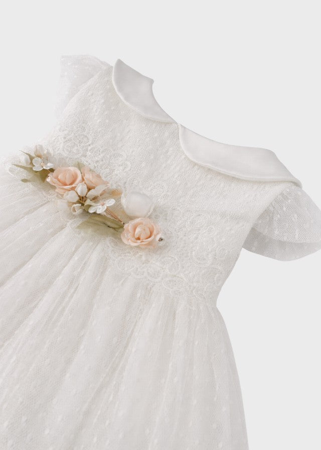 White Tulle Ceremony Dress FB082