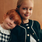 Giacca pellicciotto Bimba Nero 5843/8 -  NANU' BABY