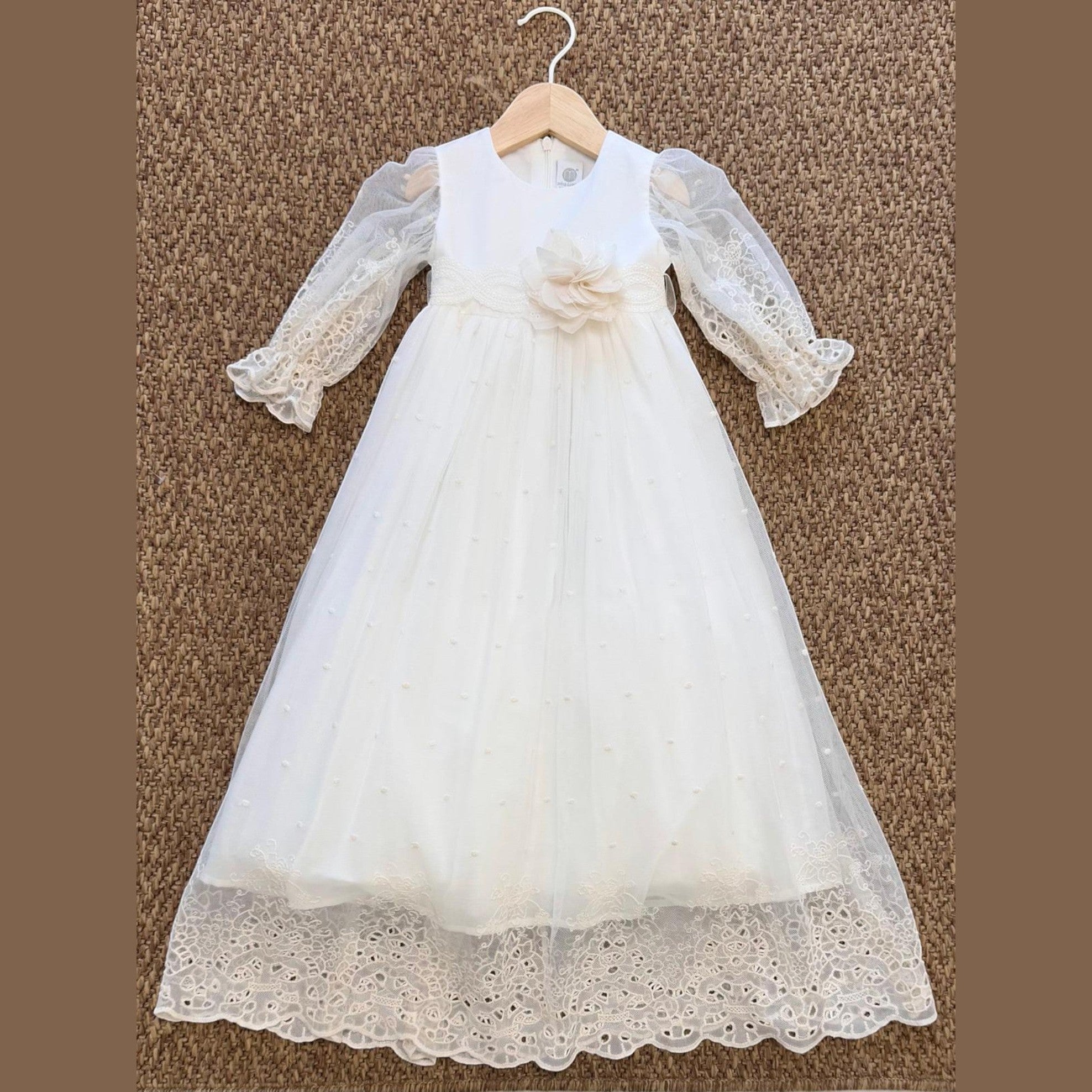 Abito Bimba VANIGLIA ER308 -  NANU' BABY