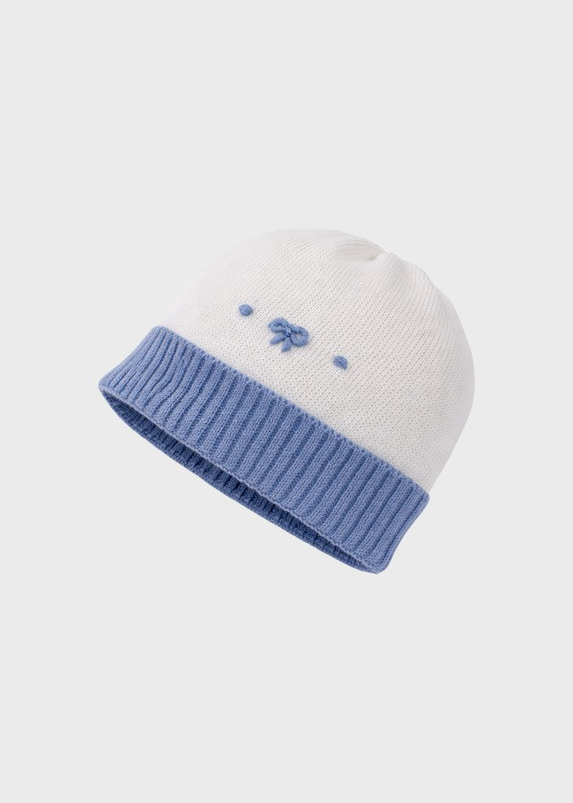 White Knotted Cotton Cap 660